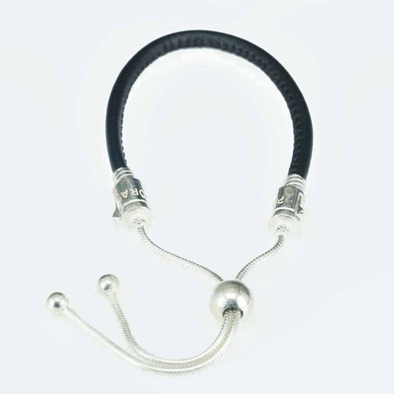 Bracelet  Rope  8mm.  leather