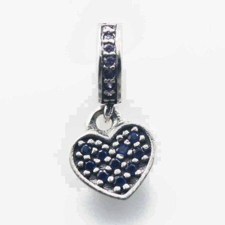 Charm For Bracelets  8mm.Circonia