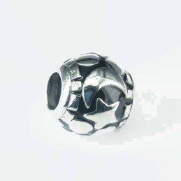 Charm For Bracelet Bead 10mm. Circonia
