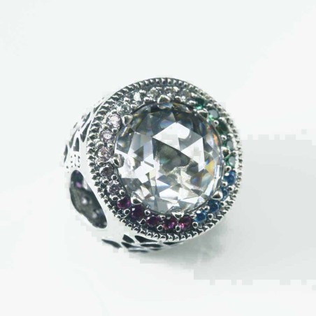 Charm For Bracelet Beads in half ball 12mm. C,Z