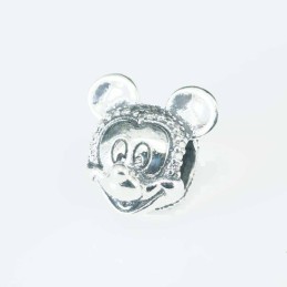 Charm For Bracelet Beads Mouse 13mm.Circonia