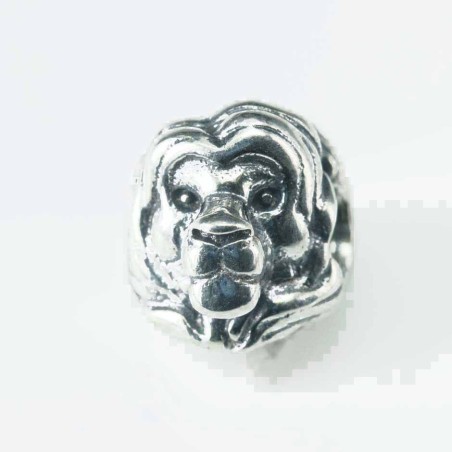 Charm For Bracelet Beads Lion 11mm.Circonia