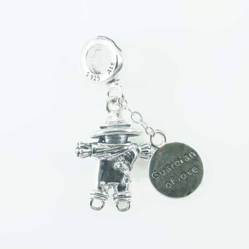 Charm For Bracelet Scarecrow 9+13x18mm.Circonia