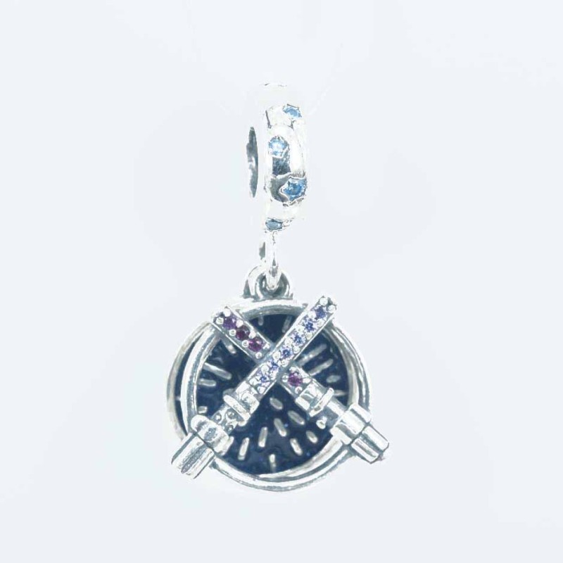 Charms For Bracelet 14mm. Circonia