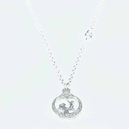Necklace  Mother and Baby  Circonia