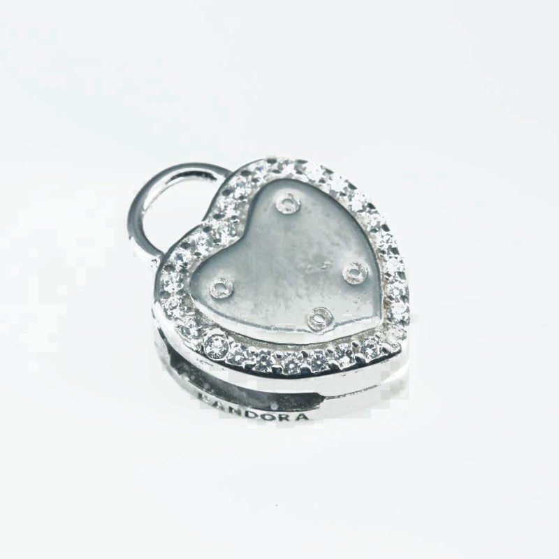 Charm For Bracelet heart 11mm. Circonia Charm For Bracelet heart 11mm. Circonia