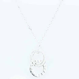 Necklace Round 2pc 12mm. 44cms. Circonia