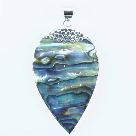 Pendant Opposit Drop 31x60mm. Abalon Shell