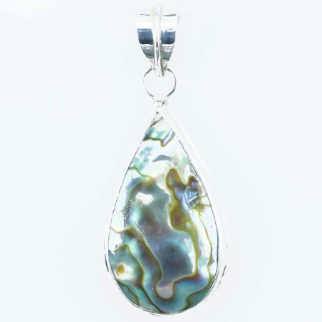 Pendant Drop 20x42mm. Abalon Shell