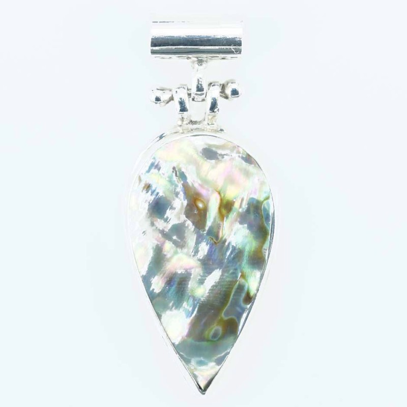 Pendant Drop 20x50mm. Abalon Shell