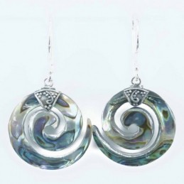 Earring Round Spiral 20mm....
