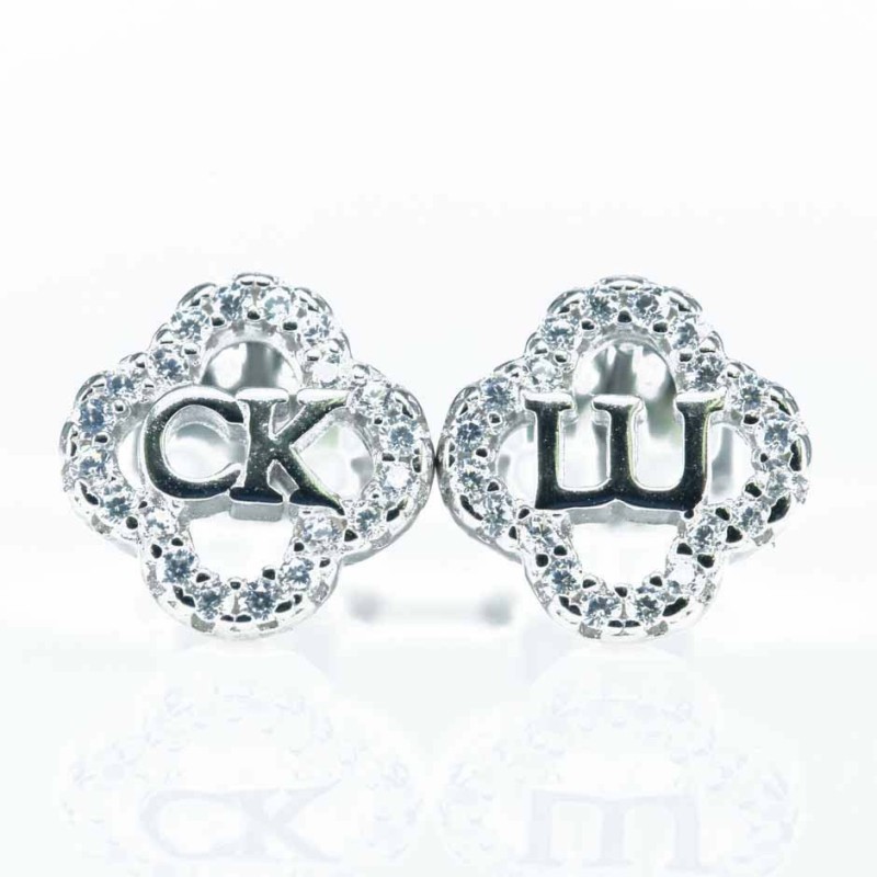 Earring M-CK 7mm. Circonia