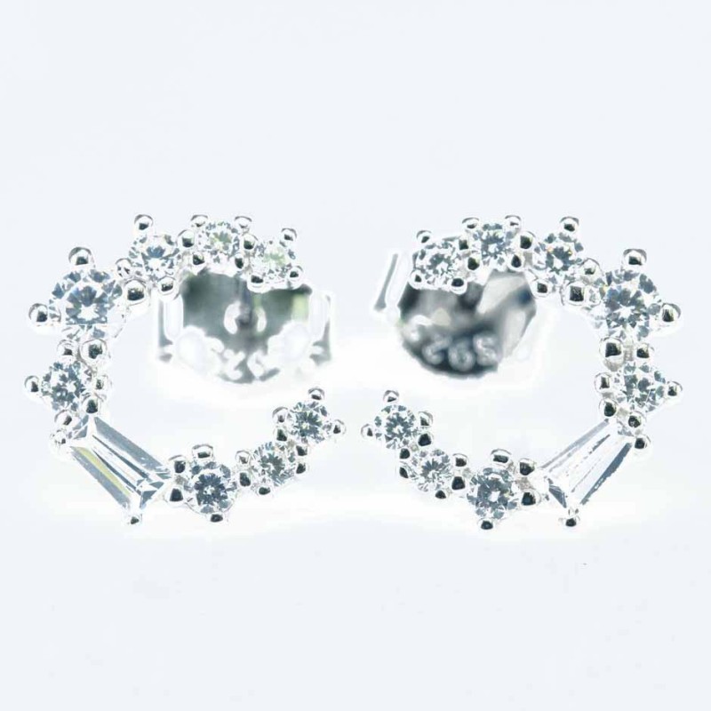 Earring C" 11mm. Circonia Earring C" 11mm. Circonia