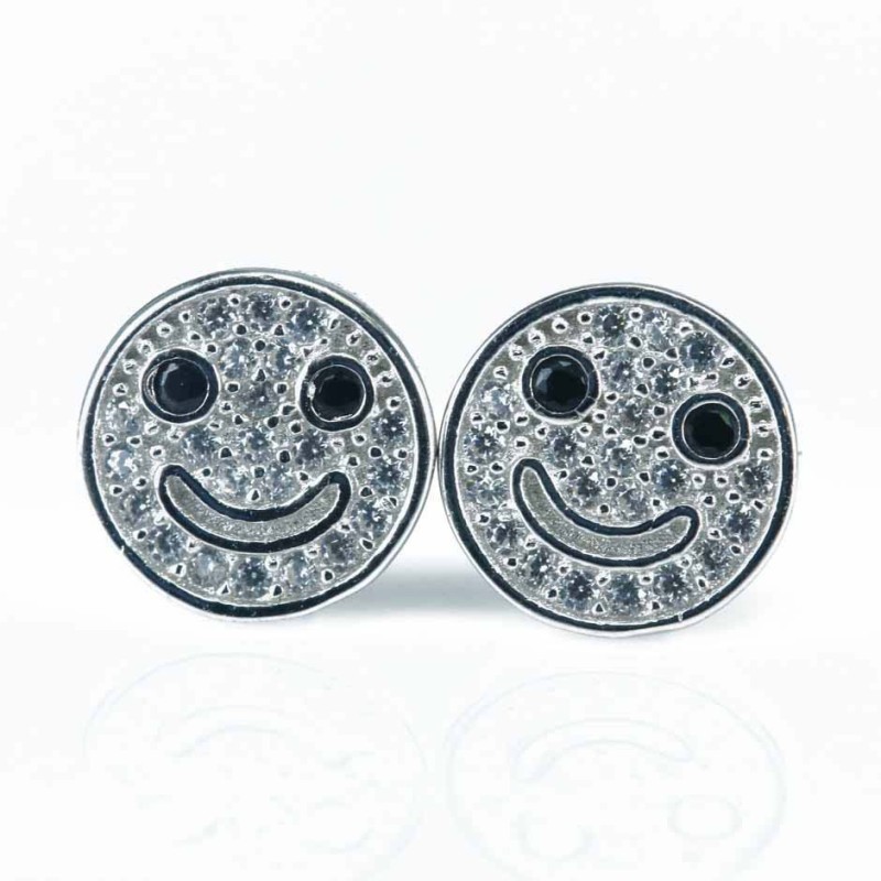 Earring Smile 7mm. Circonia