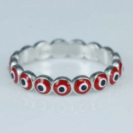 Ring Eyes 4mm. Red Color