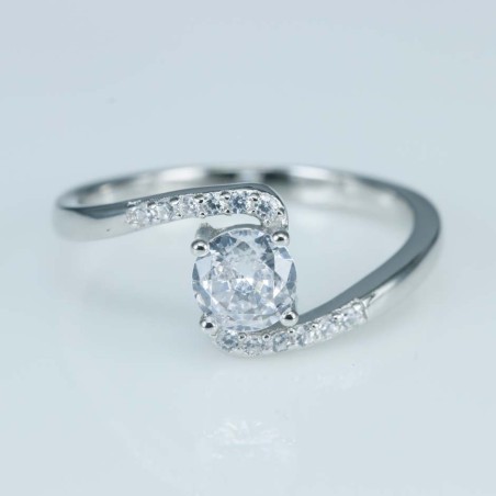 Ring Round 5mm. Circonia