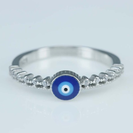 Ring Eye 6mm. Circonia