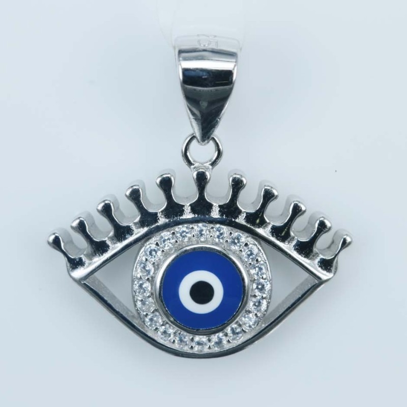 Pendant Eye 15x19mm. Circonia