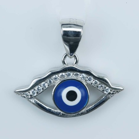 Pendant Eye 11x19mm. Circonia