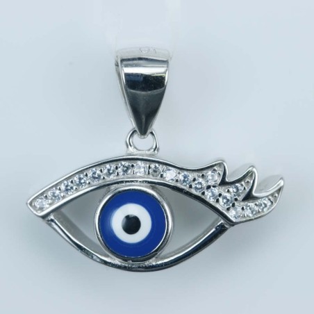 Pendant Eye 11x20mm. Circonia