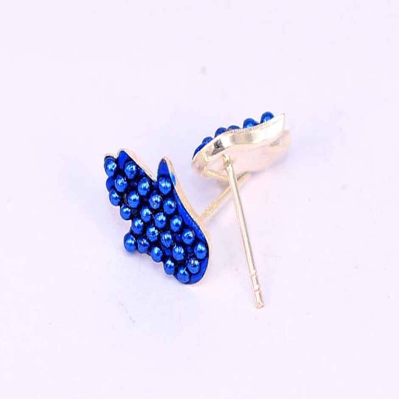 Pendant hand micropearl grey color