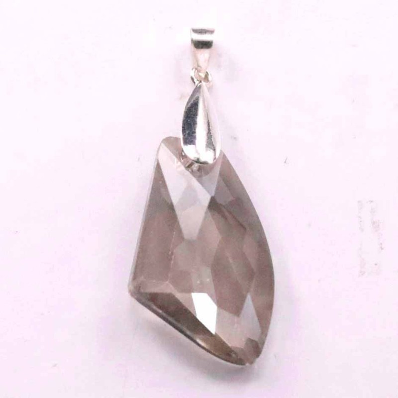 Pendant suaros.A irregular with drop plain grey co