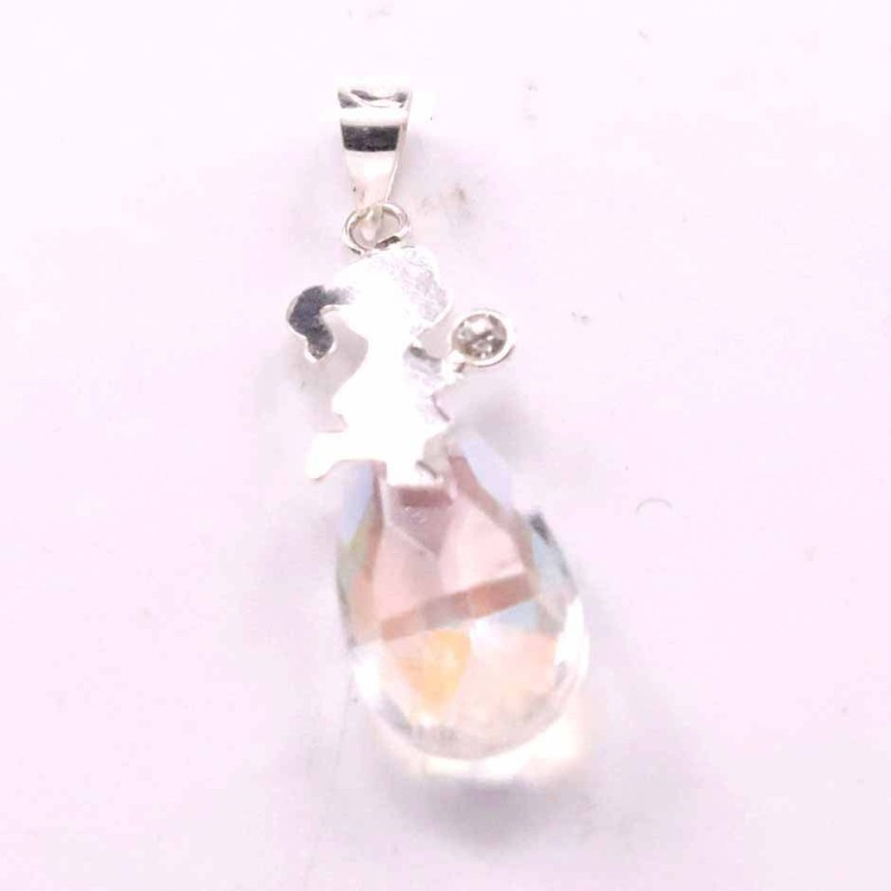 Pendant suaros.A drop with girl plain