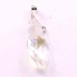 Pendant Oval Suar. A White Color