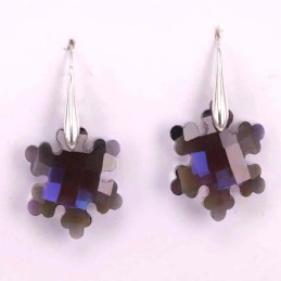 Earring suaros.A snow 20mm. blue ab