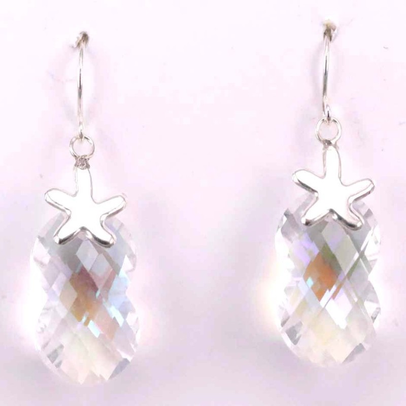 Earring suaros.A 8 18mm white