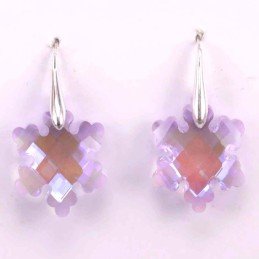 Earring suaros.A snow 20mm. blue ab
