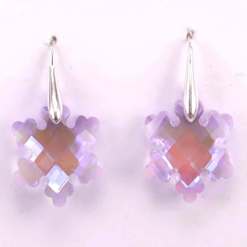Earring suaros.A snow 20mm. blue ab