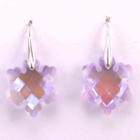 Earring suaros.A snow 20mm. blue ab