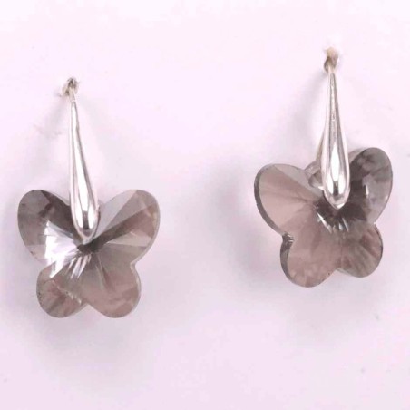 Earring Suaros. Star 15mm. grey