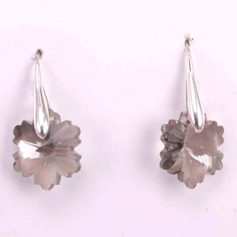 Earring Suaros. A Snow 15mm. grey