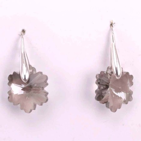 Earring Suaros. A Snow 15mm. grey