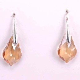 Earring Suaros. A Drop 20mm. champain