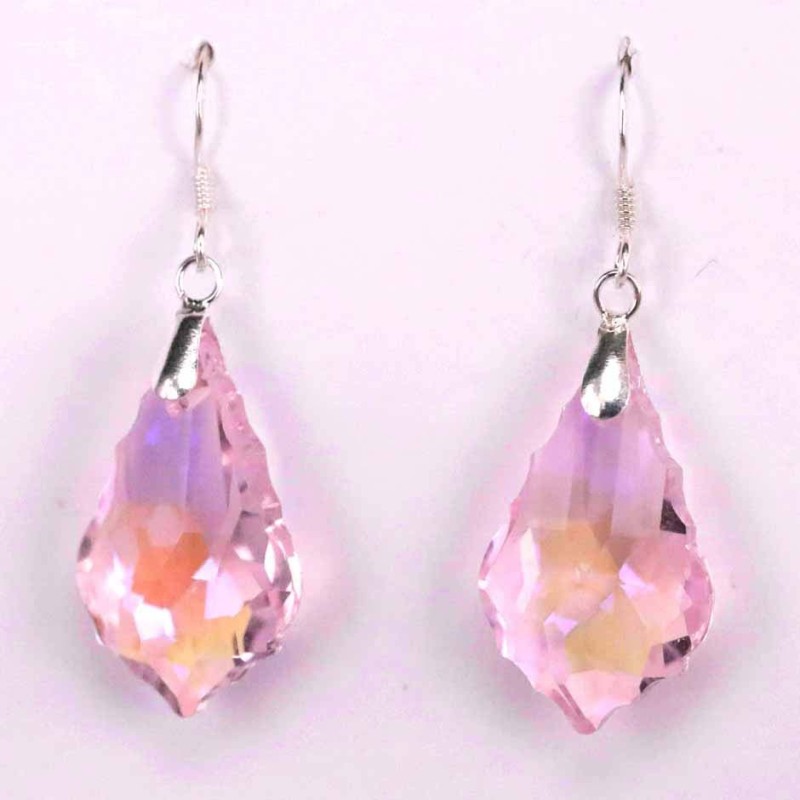 Earring Suaros. A Drop Rose Color