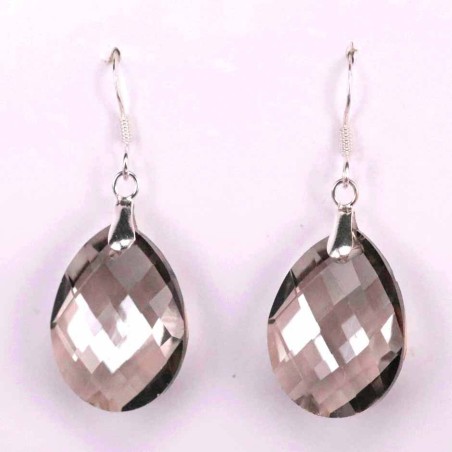 Earring Suaros. A Drop Grey Color