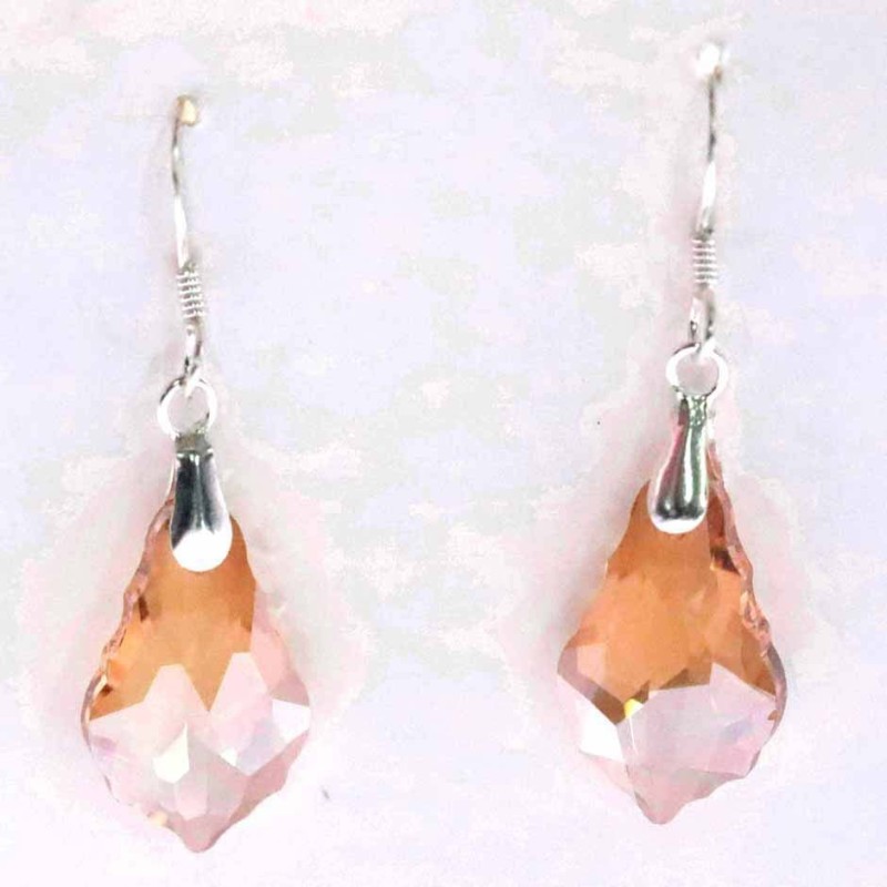 Earring Suaros. A Drop Citrine Color