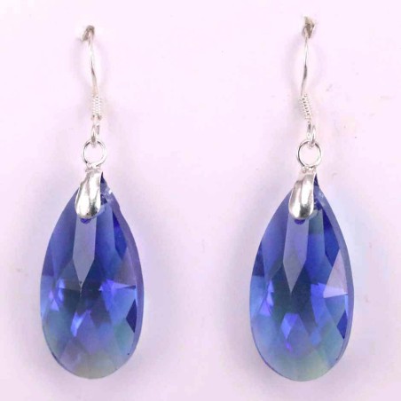 Earring Suaros. A Drop Blue Color
