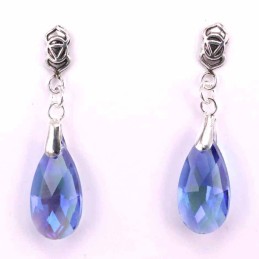 Earring Suaros. A Drop Blue Color