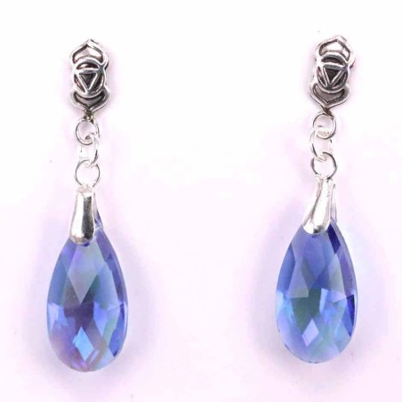 Earring Suaros. A Drop Blue Color
