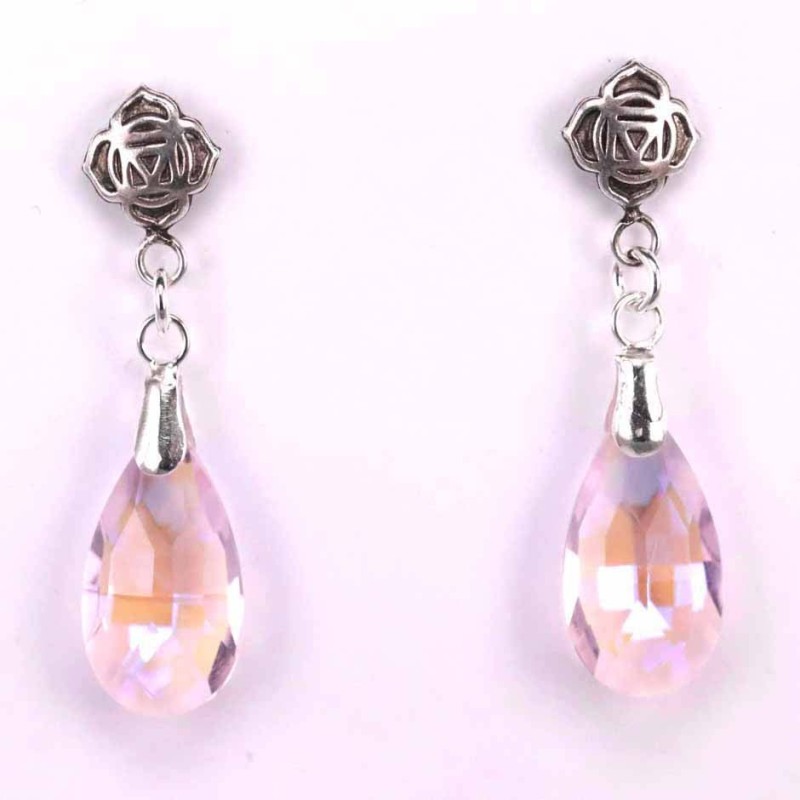 Earring Suaros. A Drop Rose Color