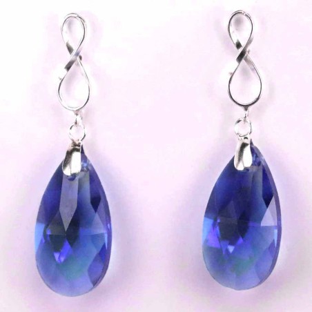 Earring Suaros. A Drop Blue Color