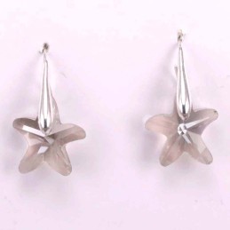 Earring Suaros. A Sea Star Grey Color