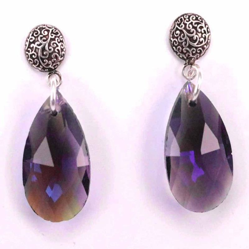 Earring Suaros. A Drop Blue Color