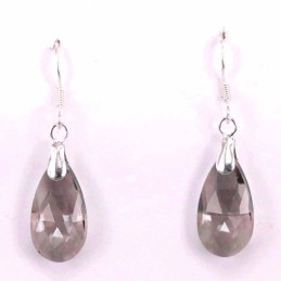 Earring suaros.A Drop Grey Color