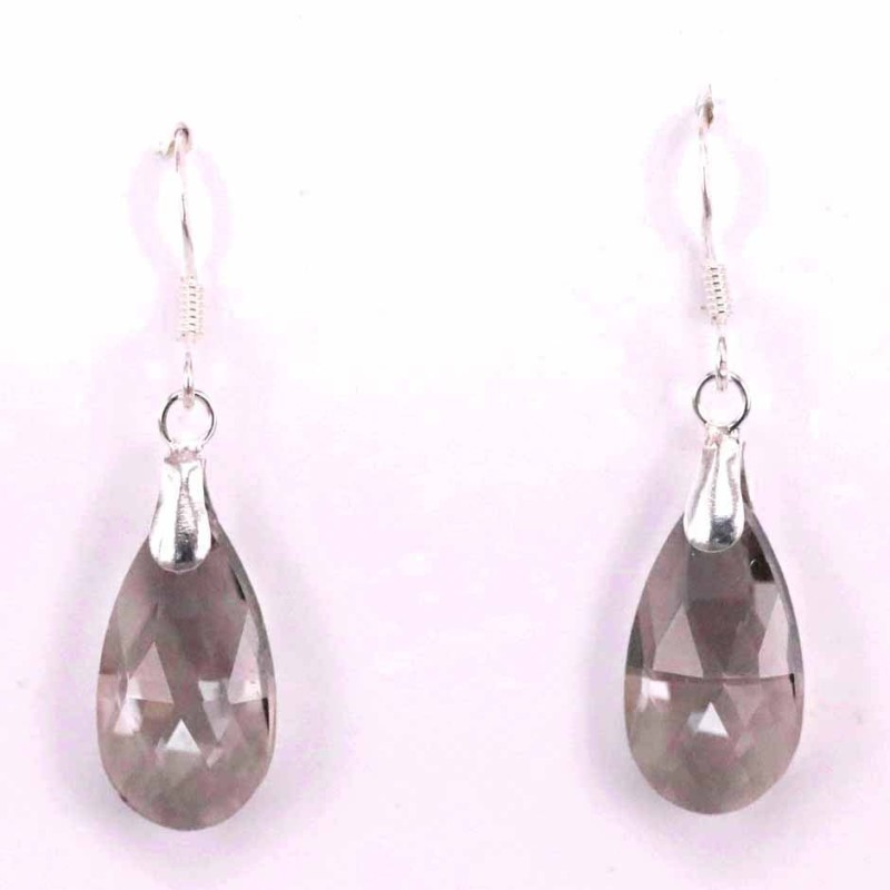 Earring suaros.A Drop Grey Color