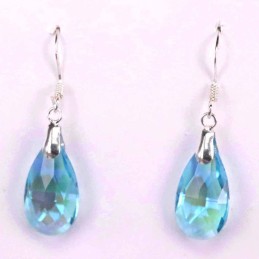 Earring suaros.A Drop Blue Color